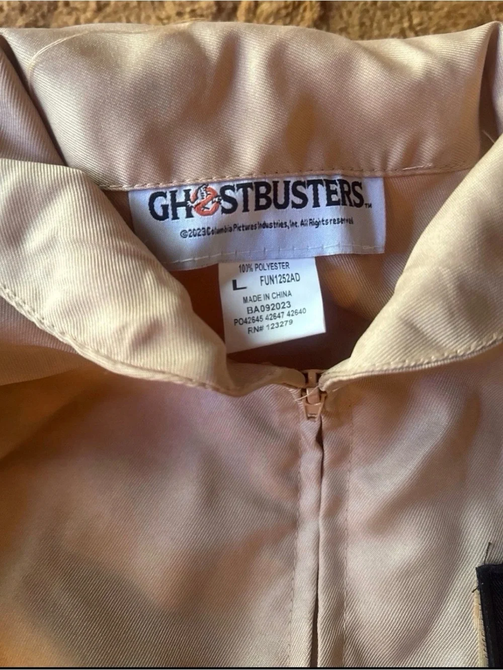 Ghostbuster Costume Jumpsuit